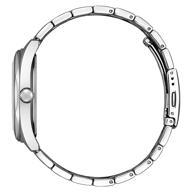 Citizen Quartz BI5110-54B Analog White/Ivory Dial 41mm Stainless Steel Men's Watch detail view