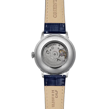 Orient Classic Bambino Automatic RA-AC0030L Blue Gradation Dial 40.5mm Leather Strap Men's Watch