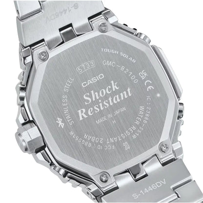 Casio G-Shock Full Metal CasiOak Chronograph GMC-B2100BT-1A Black Dial 46.3mm Stainless Steel Men's Watch