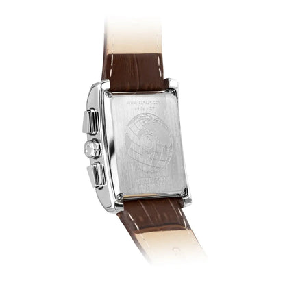Al Fajr Classic Digital WS-06L Brown Digital Dial Leather Strap Men's Watch