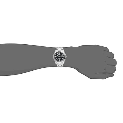Casio Collection Analog MTP-1314D-1AVDF Black Dial Stainless Steel Men's Watch