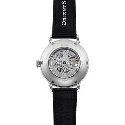 Orient Star Classic Moon Phase Open Heart Automatic RE-AY0106S00B White Dial 41mm Stainless Steel Men's Watch