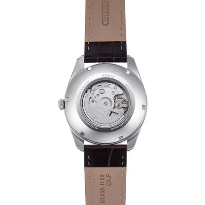 Orient Contemporary Multi-Year Calendar Automatic RA-BA0005S30B White Dial 43.5mm Leather Strap Men's Watch