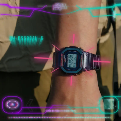 Casio G-Shock DW-B5600AH-6DR "Aim High" Digital Dial Purple 43mm Resin Men's Watch