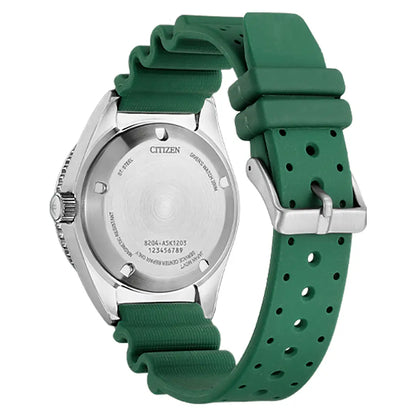 Citizen Promaster Marine NY0121-09X ISO 6425 Certified Diver Green Dial 41mm Polyurethane Strap Men's Watch
