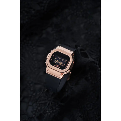 Casio G Shock GM-S5600PG-1D S-Series Metal-Covered Digital Black Dial Resin Strap Women's Watch