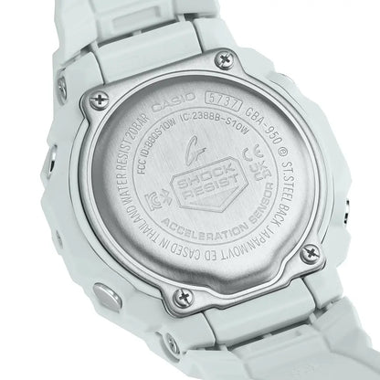 Casio G Shock G-SQUAD GBA-950-7A Analog-Digital Bluetooth White Dial Resin Strap Men's Watch