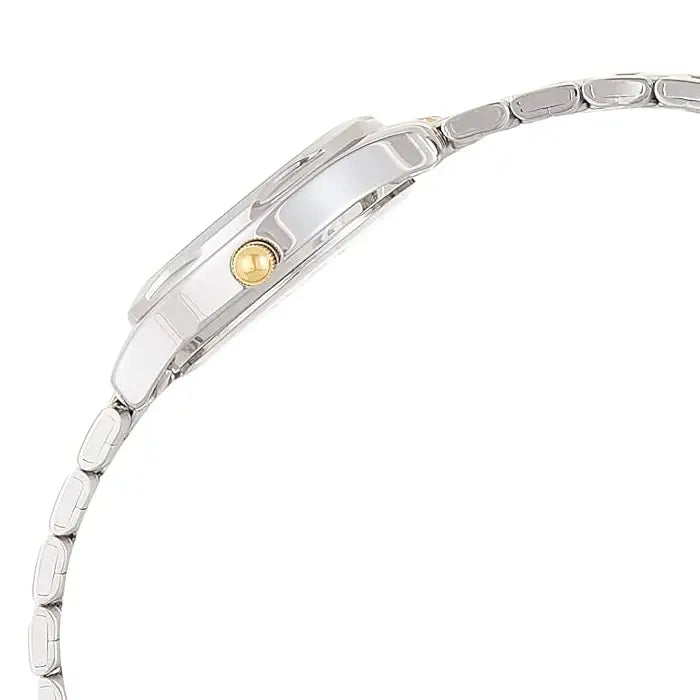 Casio Enticer Ladies Analog LTP-1275SG-7BDF White Dial Stainless Steel Women's Watch detail view