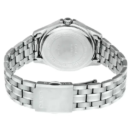 Casio Enticer MTP-E311DY-4AVDF Multi-Function Analog Red Dial Stainless Steel Men's Watch