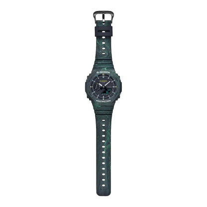 Casio G Shock GA-2100FR-3A Limited Edition Analog-Digital Grey Dial Resin Strap Men's Watch