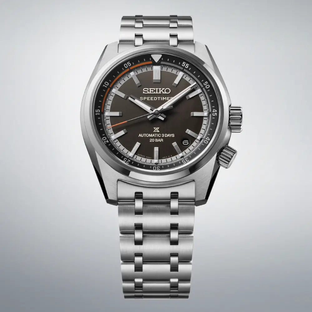 Seiko Prospex Speedtimer SBDC217 (SPB515J1) (Made in Japan) Black Dial 39.5mm Stainless Steel Men's Watch