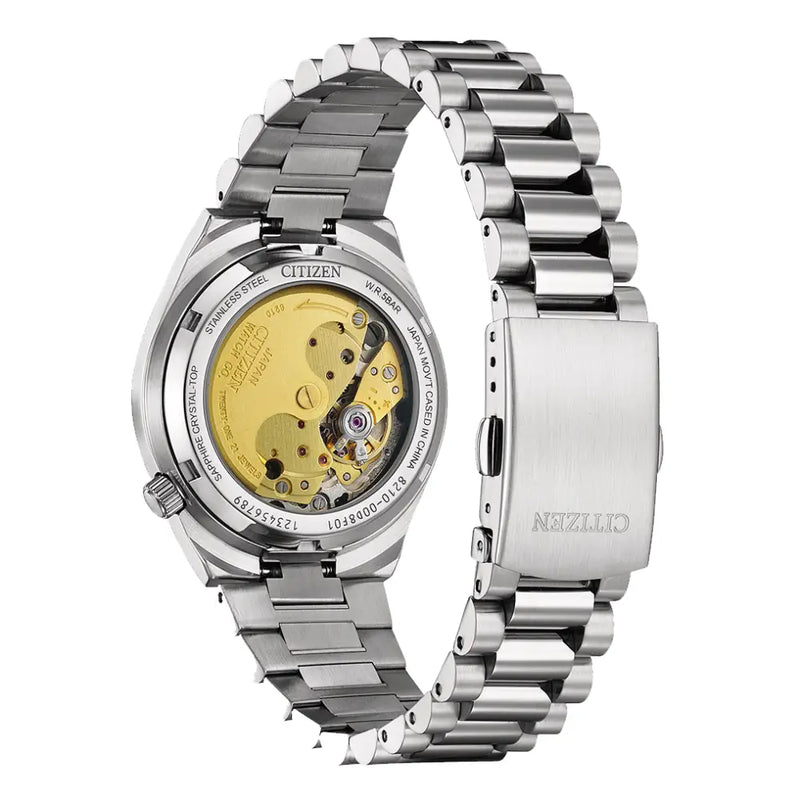 Citizen Tsuyosa NJ0200-50E Automatic Black Dial Stainless Steel Men's Watch detail view