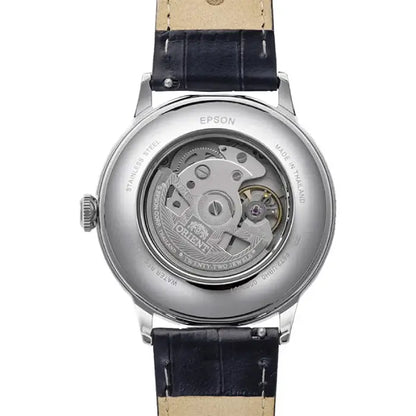 Orient Classic Bambino Automatic RA-AC0036L Blue Arabic Dial 40.5mm Leather Strap Men's Watch
