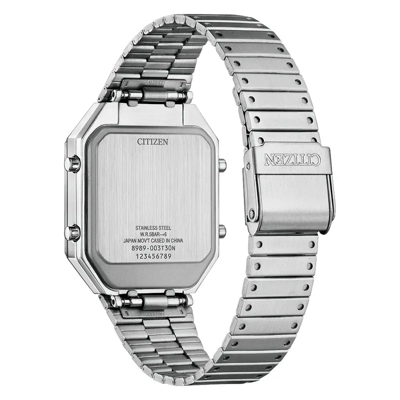 Citizen Record Label Playground Edition JG2120-73L Aqua Blue Dial 33.4mm Stainless Steel Men's Watch detail view