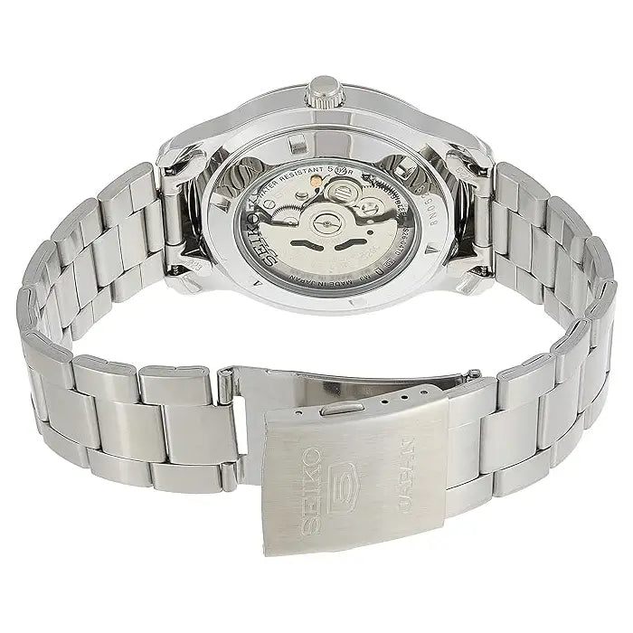 Seiko 5 Classic Automatic SNKP15J1 White Dial 42mm Stainless Steel Men's Watch