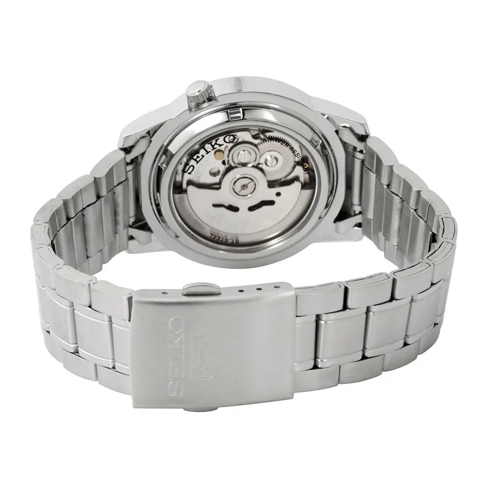 Seiko 5 SNKK25K1 Automatic 21 Jewels White Dial 38mm Stainless Steel Men's Watch