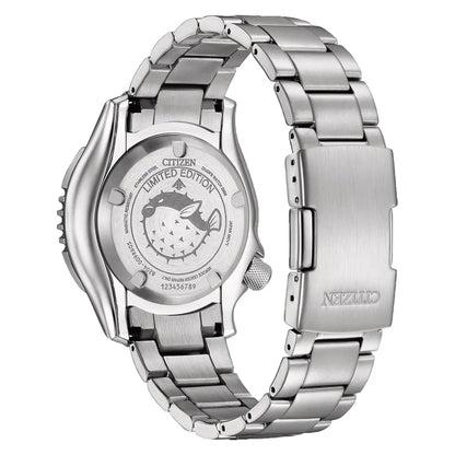 Citizen Promaster NY0161-63L Automatic Marine Diver Limited Edition "Fugu" Blue Dial 42mm Stainless Steel + Polyurethane Men's Watch