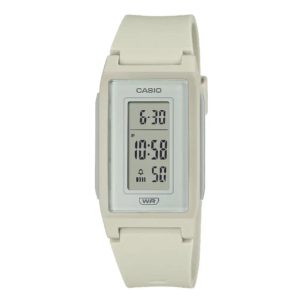 Casio Pop Series Digital LF-10WH-8DF Grey Dial Resin Strap Women's Watch