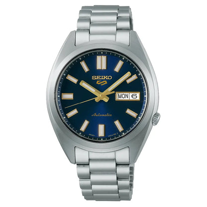 Seiko 5 Sports SRPL55 Automatic "SNXS Re-Interpretation" Blue Dial 37.4mm Stainless Steel Men's Watch