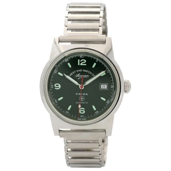 West End  New 8152 Automatic 8152.10.3393R Green Dial Stainless Steel Men's Watch
