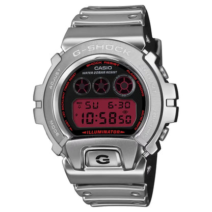 Casio G-Shock "Fine Metallic" GM-6900YRA-8 Black Dial 50mm Silicone Men's Watch
