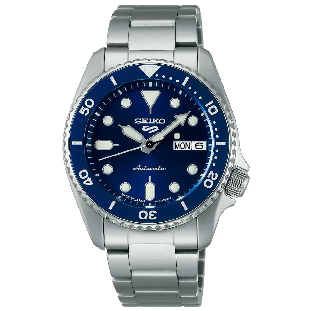 Seiko 5 Sports SKX Series SBSA299 (SRPL77) Navy Dial 38mm Stainless Steel Men's Watch