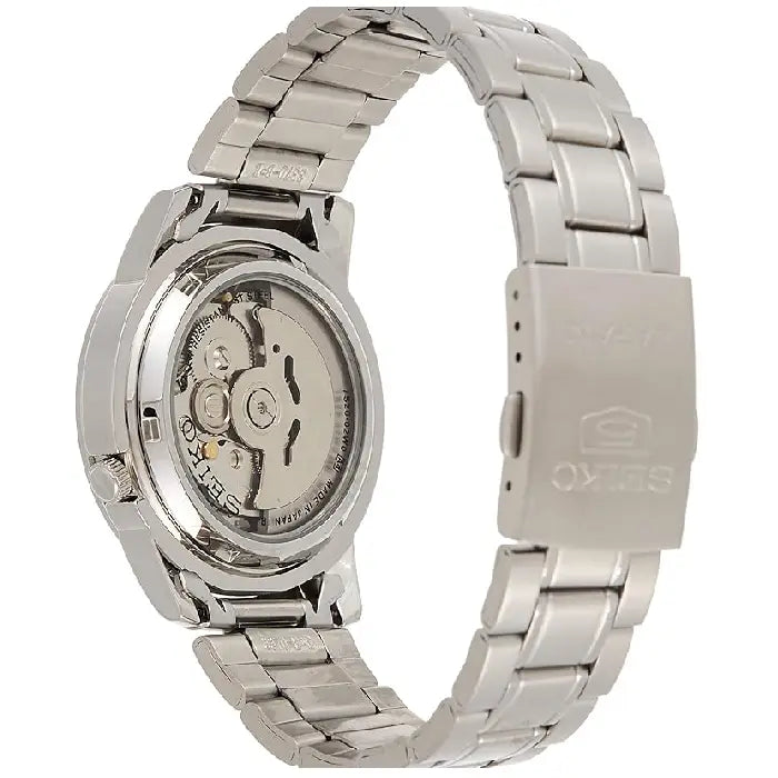 Seiko 5 SNKE57J1 Automatic 21 Jewels White Dial 38mm Stainless Steel Men's Watch detail view