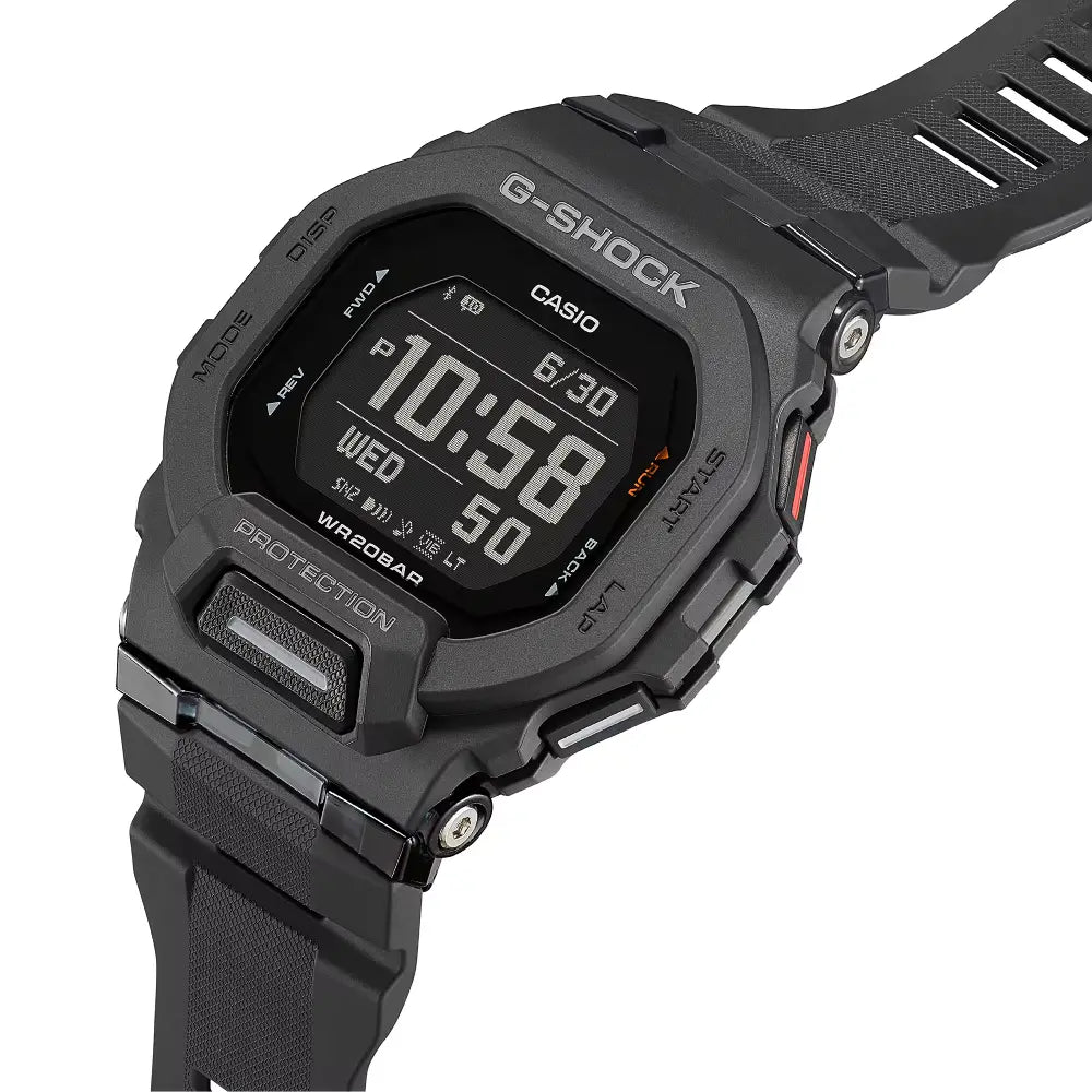 Casio G-Shock G-Squad GBD-200-1DR Black Dial Resin Men's Watch