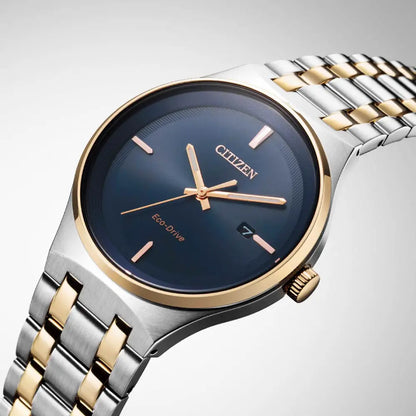 Citizen Eco-Drive BM7656-51L Blue Dial 40mm Two-Tone Stainless Steel Men's Watch