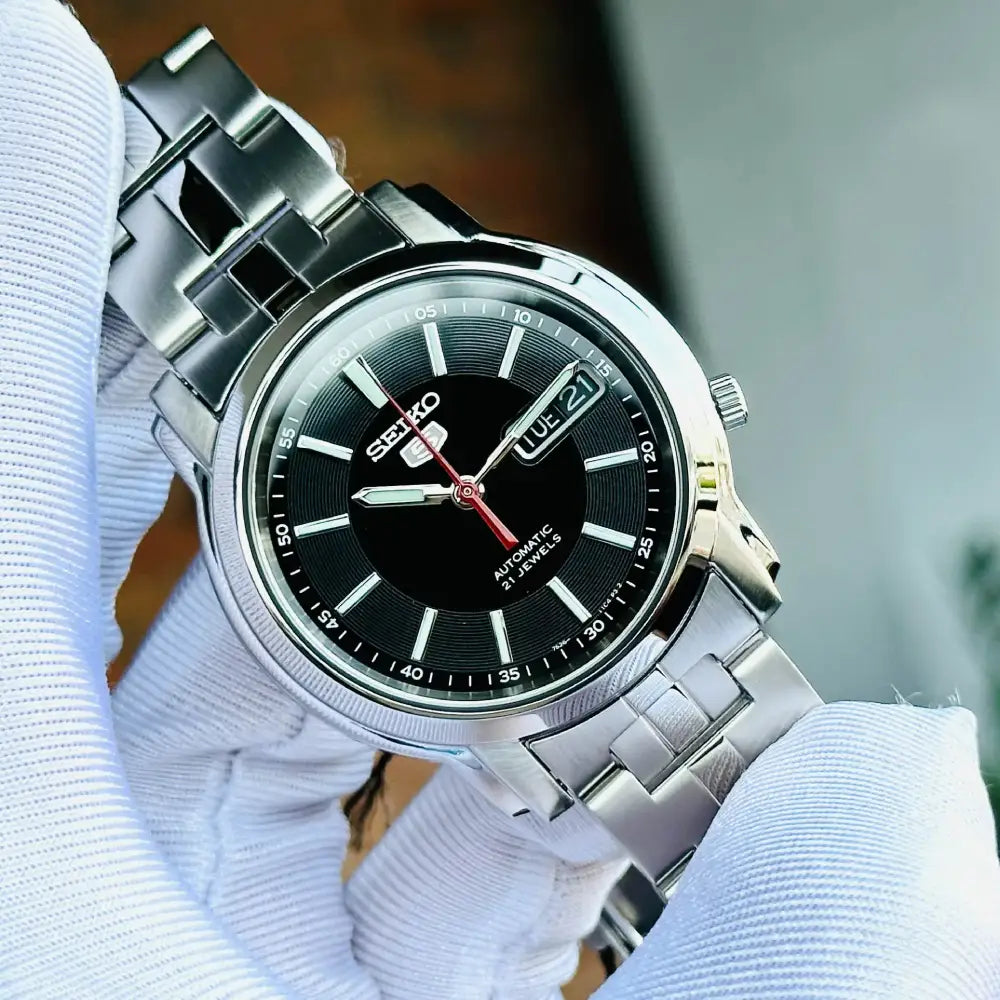 Seiko 5 Automatic SNKL83K1 Black Dial 38mm Stainless Steel Men's Watch