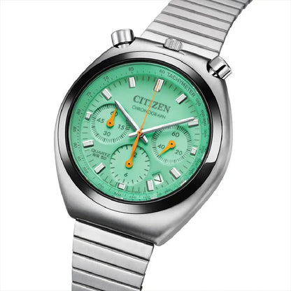 Citizen Record Label Playground Edition AN3660-73X Green Dial 38mm Stainless Steel Men's Watch