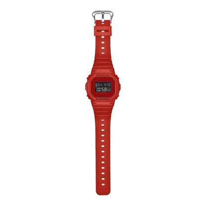 Casio G-Shock Iconic Red DW-5600RRB-4DR Red Vapor Dial 42.8mm Resin Strap Men's Watch