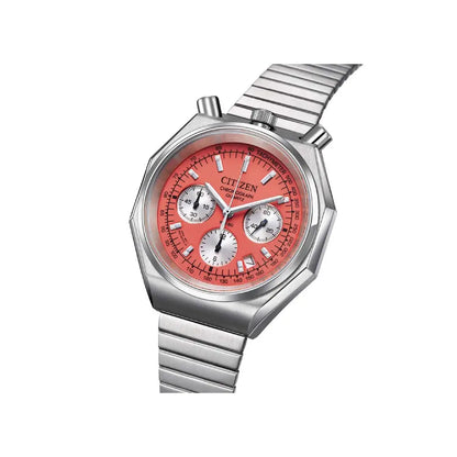 Citizen Record Label Playground Edition AN3700-89Z Red Dial 38mm Stainless Steel Men's Watch