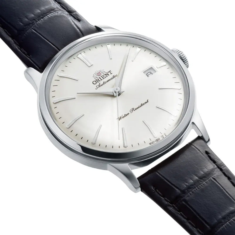 Orient Classic Bambino Automatic RA-AC0031S White Dial 40.5mm Leather Strap Men's Watch detail view