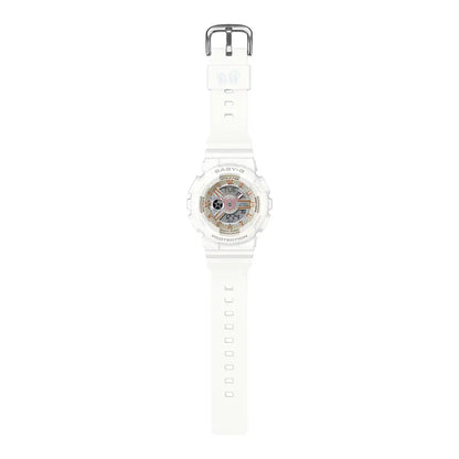 Casio LOV-24A-7A G-Shock Baby-G Lover's Collection Digital Analog White Dial Resin Strap Couples Watch Collection