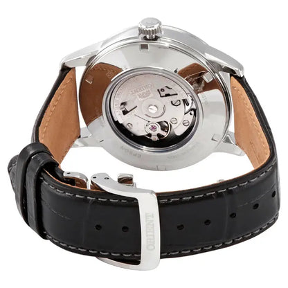 Orient "Sun & Moon Version 3" RA-AK0010B Black Dial 42.5mm Leather Strap Men's Watch