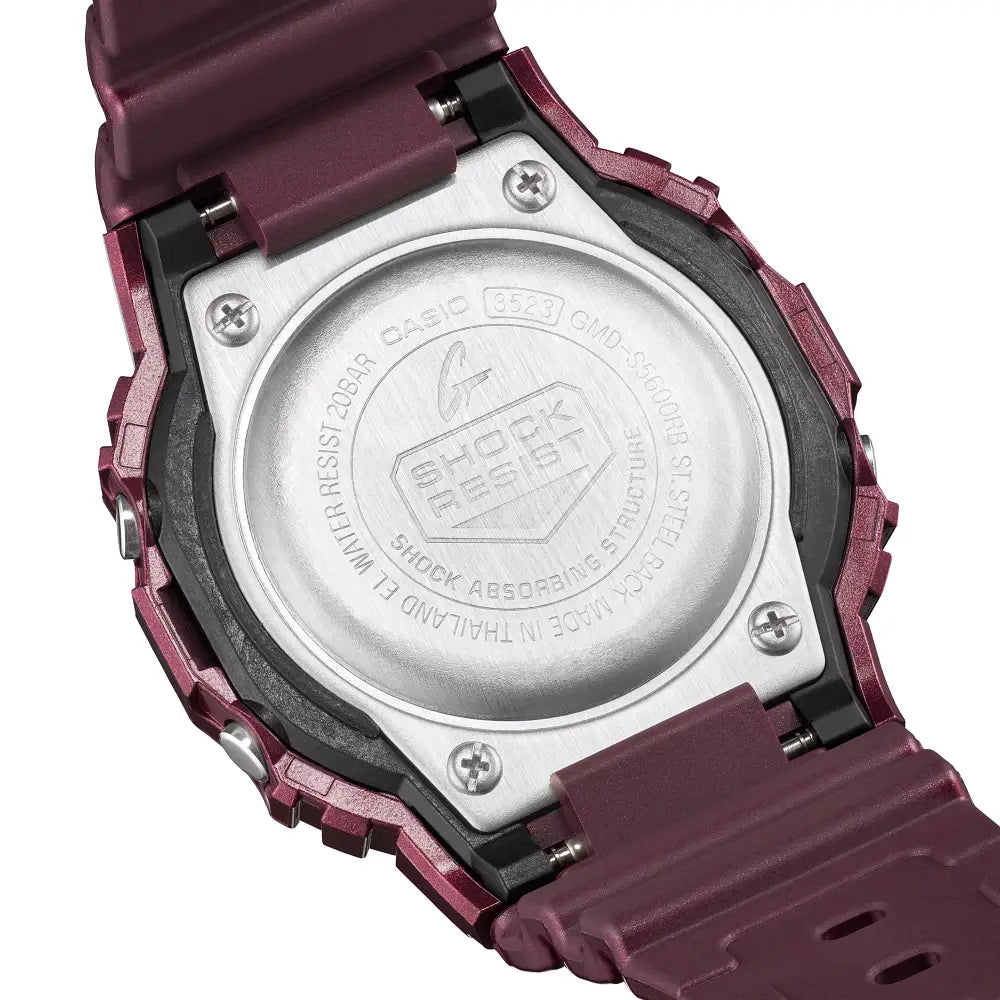Casio G-Shock GMD-S5600RB-4DR Red & Black "Metallic Accent" Digital Women's Watch