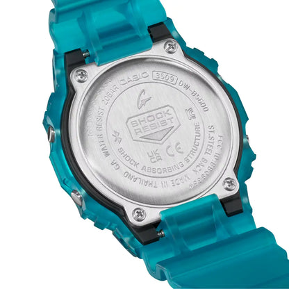 Casio G-Shock DW-B5600G-2DR Digital Dial 43mm Translucent Blue Resin Men's Watch