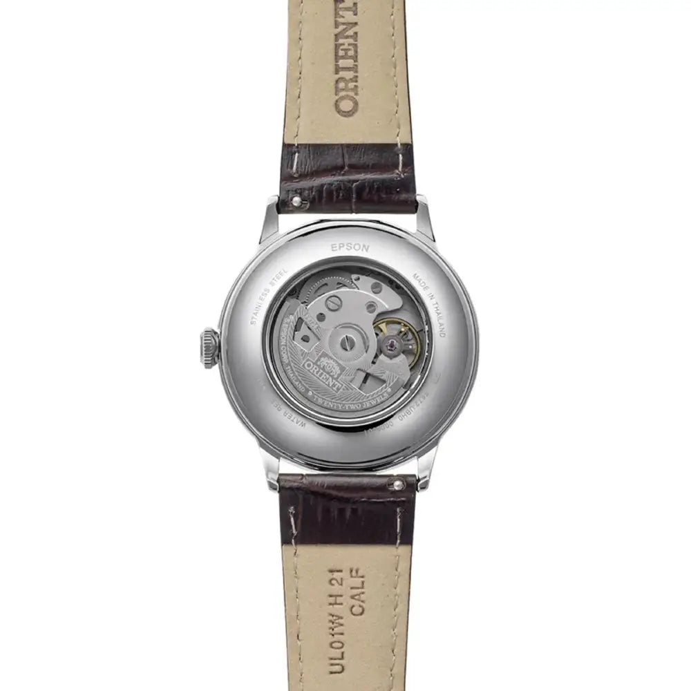 Orient Classic Bambino Automatic RA-AC0032V Purple Gradation Dial 40.5mm Leather Strap Men's Watch