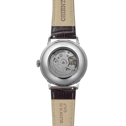 Orient Classic Bambino Automatic RA-AC0032V Purple Gradation Dial 40.5mm Leather Strap Men's Watch