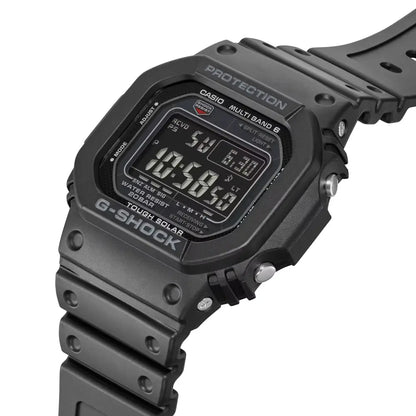 Casio G Shock GW-M5610U-1B Digital Tough Solar Multi-Band 6 Black Digital Dial Resin Strap Men's Watch