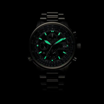 Citizen Eco-Drive AT8300-58E Promaster Sky Radio-Controlled Pilot Black Dial 41mm Stainless Steel Men's Watch