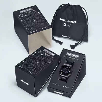 Casio Vintage Digital ABL-100WEPC-1BDR Bluetooth PAC-MAN Collaboration Black Dial Stainless Steel Unisex Watch