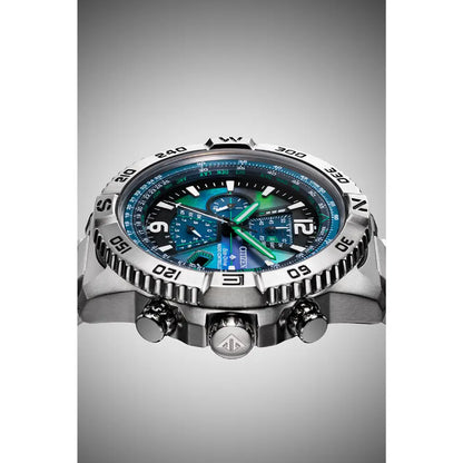 Citizen Promaster Navihawk A-T Limited Edition 48mm AT8220-55W Blue-Green Dial Stainless Steel Men's Watch
