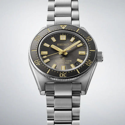 Seiko Prospex SPB455J1 1965 Revival Automatic Diver Special Edition "100th Anniversary" Tide Grey Dial 40mm Stainless Steel Men's Watch
