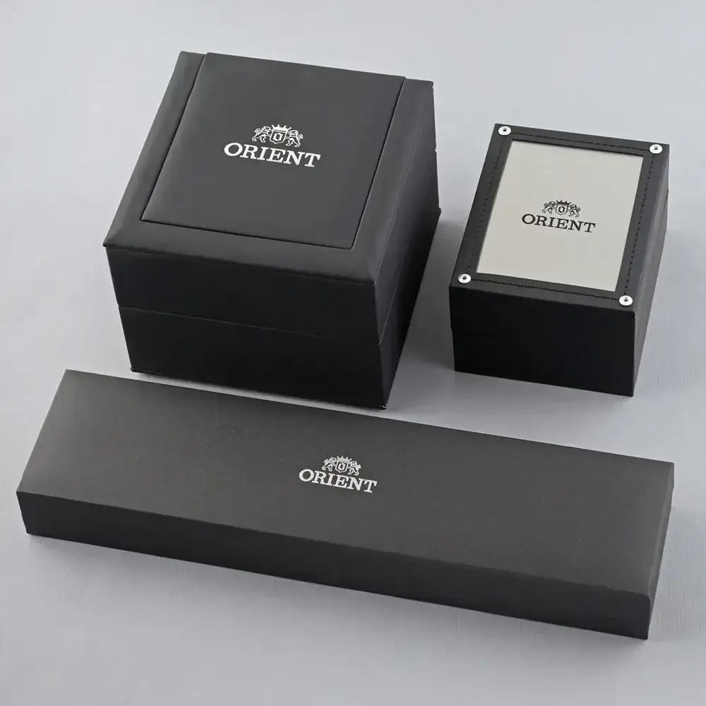 Orient Classic Bambino 38 RA-AC0M13N30B Grey Dial 38.4mm Leather Strap Men's Watch