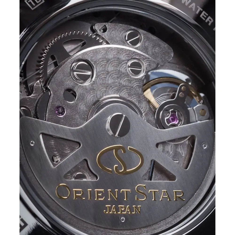 Orient Star Contemporary Modern Skeleton Automatic RE-AV0003L00B Blue Dial 41mm Stainless Steel Men's Watch