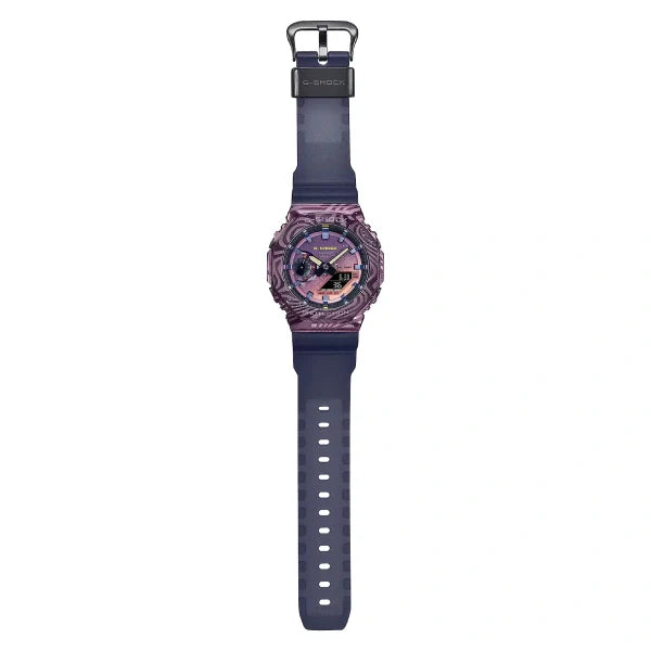 Casio G-Shock Casual GM-2100MWG-1ADR Purple Dial Resin Men's Watch