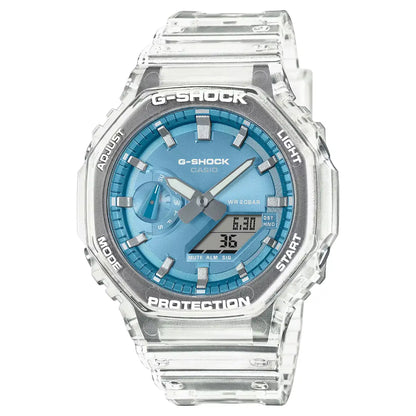 Casio G-Shock  GA-2100BM-7A2DR Analog-Digital Blue Dial resin strap Men's Watch