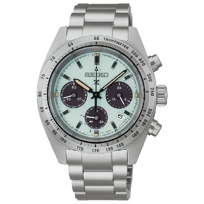 Seiko Prospex Speedtimer SBDL129 (SSC965) Solar Chronograph 39mm Surf Green Dial Stainless Steel Men's Watch